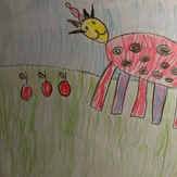 Рисунок "Гастон" на конкурс "Конкурс детского рисунка “Невероятные животные - 2018”"