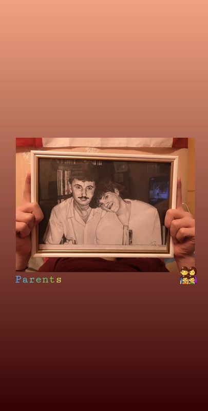 Детский рисунок - Мои родители