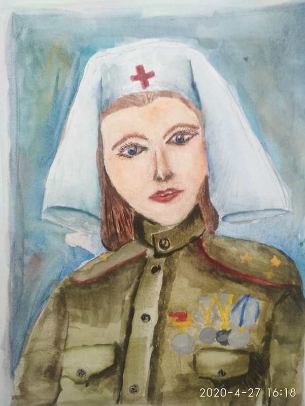 Детский рисунок - От героев былых времён не осталось порой имён