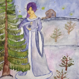 Рисунок "Эльф" на конкурс "Конкурс детского рисунка “Новогодняя Открытка-2019”"