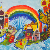 Рисунок "Чудо-юдо рыба-кит" на конкурс "Конкурс детского рисунка “Невероятные животные - 2018”"