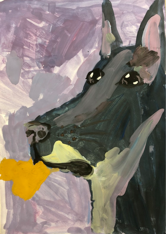 Детский рисунок - Мой верный друг