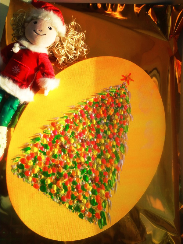 Детский рисунок - Рождество