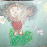 Рисунок "Чебурашка" на конкурс "Конкурс детского рисунка “Невероятные животные - 2018”"