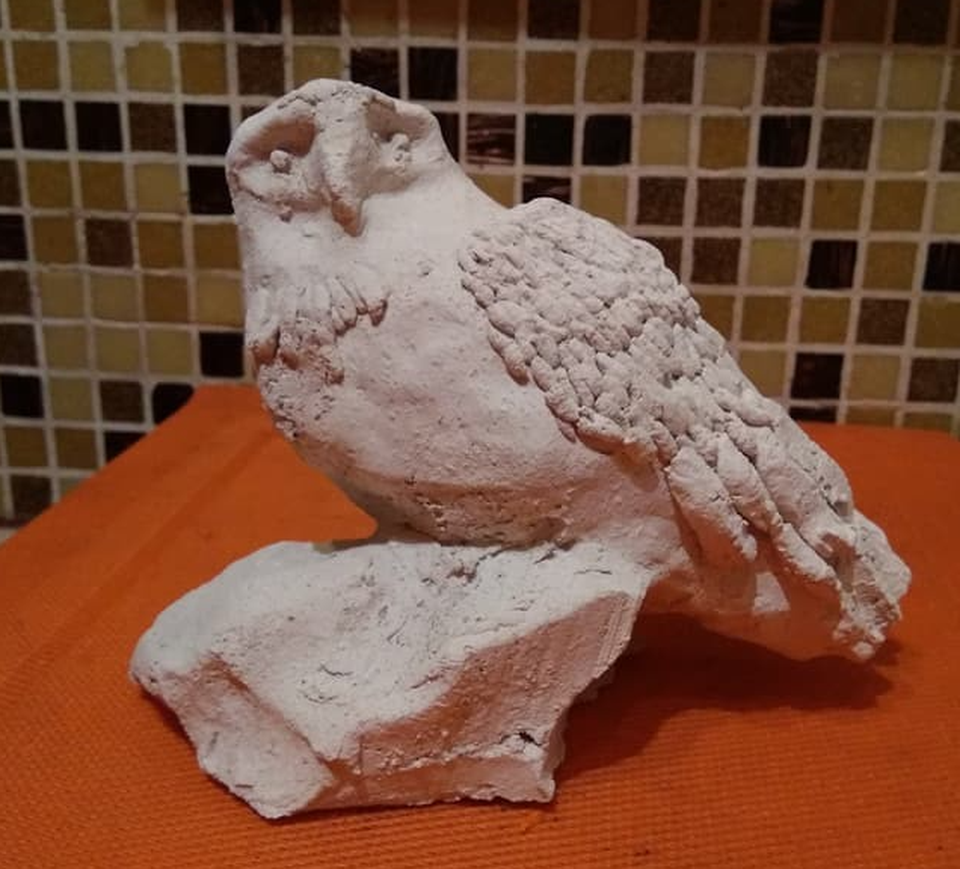 Детский рисунок - Сова