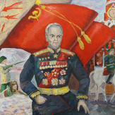 Рисунок "Легендарный полководец" на конкурс "Конкурс детского рисунка “75 лет Великой Победе!”"