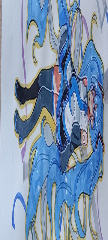 Детский рисунок - Хатсуне Мику