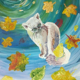Рисунок "Осенний вальс" на конкурс "Конкурс детского рисунка “Сказочная осень - 2018”"