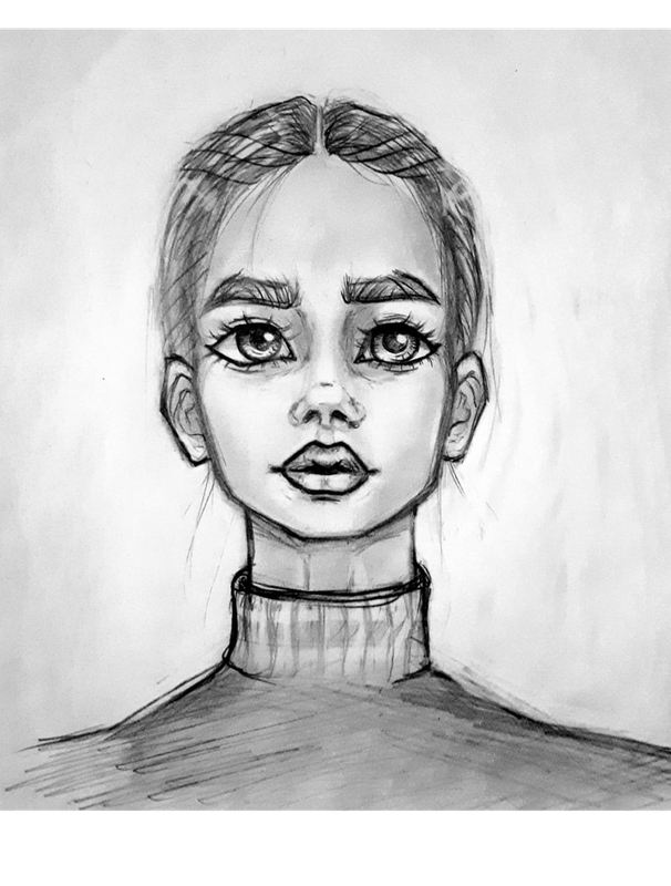 Детский рисунок - Деаочка