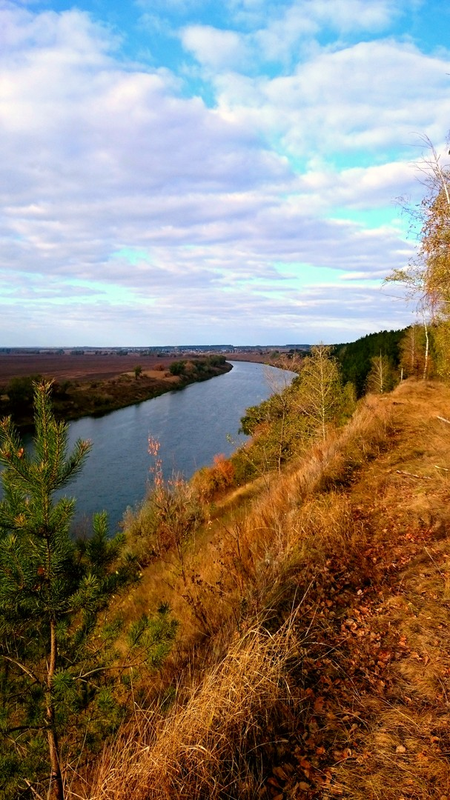 Детский рисунок - Осенний Дон