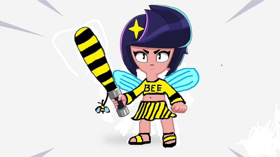 Детский рисунок - Новый скин для биби