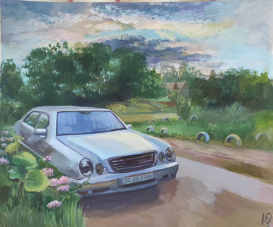 Детский рисунок - Авто 06082021