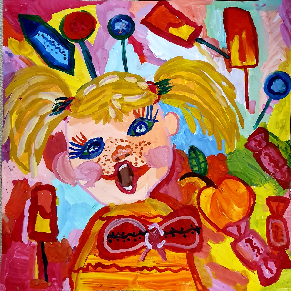 Детский рисунок - Замечательное детство