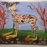 Рисунок "Сахарок" на конкурс "Конкурс детского рисунка “Невероятные животные - 2018”"