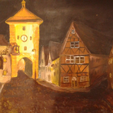 Рисунок "Германия Ротенбург" на конкурс "Конкурс детского рисунка “Города - 2018” вместе с Erich Krause"