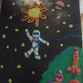 Рисунок "Путешествие к новым мирам" на конкурс "Конкурс детского рисунка “Таинственный космос - 2018”"
