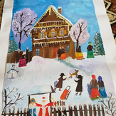 Рисунок "Зимняя сказка" на конкурс "Конкурс творческого рисунка “Свободная тема-2019”"