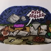Рисунок "Вредные советы" на конкурс "Конкурс творческого рисунка “Свободная тема-2022”"