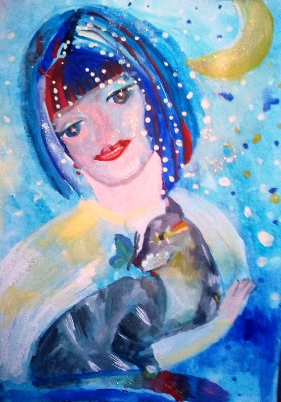 Детский рисунок - Любимая Мама