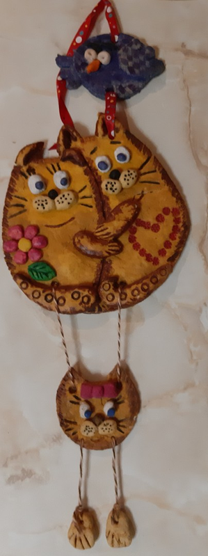 Детский рисунок - Кошкин дом