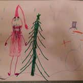 Рисунок "Белая страна" на конкурс "Конкурс рисунка "Новогоднее Настроение 2017""