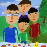 Рисунок "Моя семья" на конкурс "Конкурс творческого рисунка “Свободная тема-2020”"