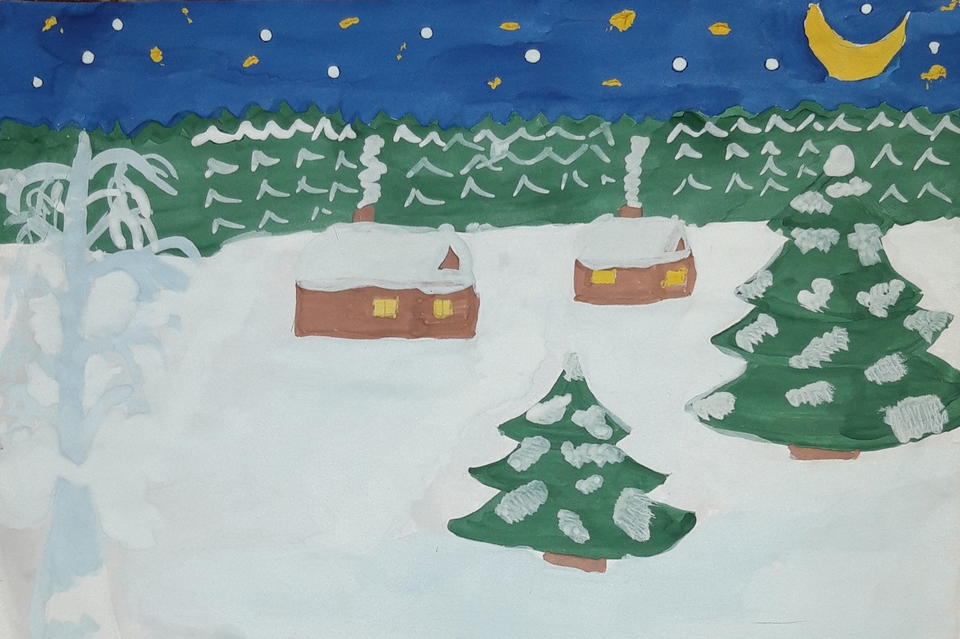 Рисунок - Зимушка-Зима