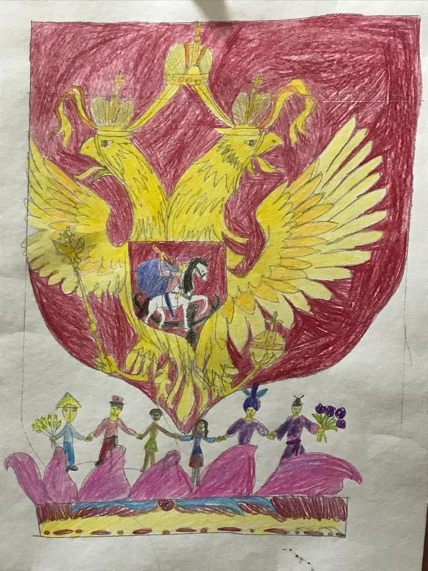 Детский рисунок - День народного единства
