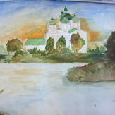 Рисунок "Олонец" на конкурс "Конкурс детского рисунка “Мой родной, любимый край”"