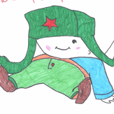 Рисунок "Я буду как папа - военным" на конкурс "Конкурс детского рисунка "Поздравление мужчинам - 2018""