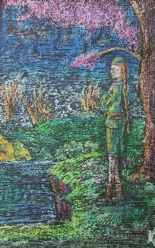 Детский рисунок - Катюша