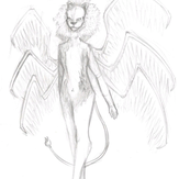 Рисунок "Паукокрылая львица" на конкурс "Конкурс детского рисунка “Невероятные животные - 2018”"