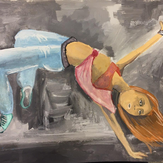 Рисунок "Hip-hop sport" на конкурс "Конкурс детского рисунка “Спорт в нашей жизни”"