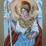 Рисунок "Афина - богиня мудрости" на конкурс "Конкурс творческого рисунка “Свободная тема-2020”"