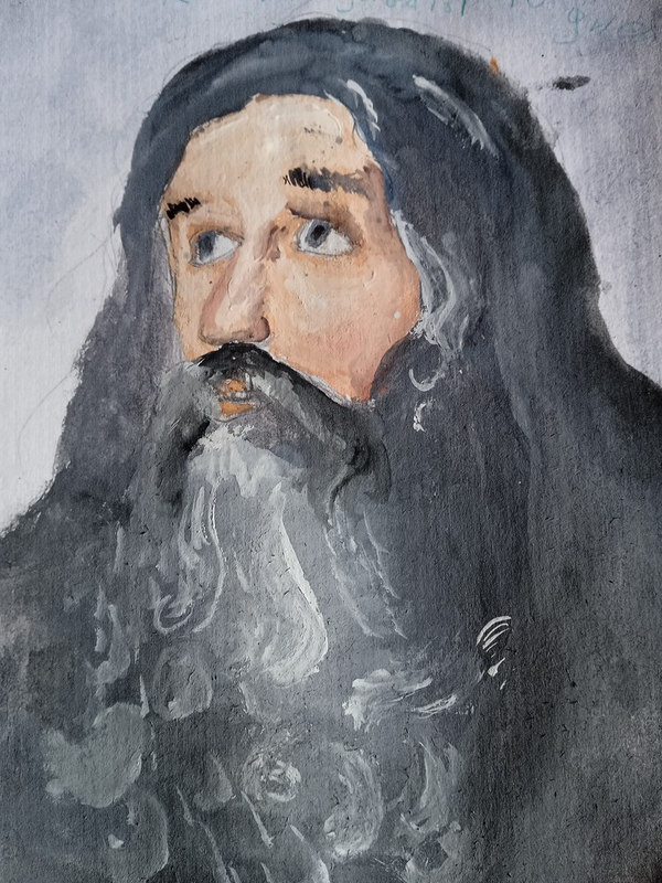 Детский рисунок - Мечтатель