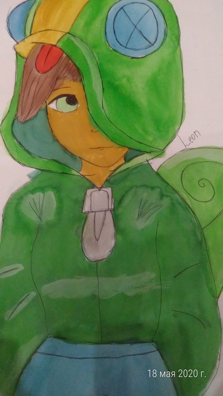 Детский рисунок - Leon