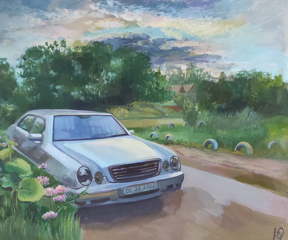 Детский рисунок - Авто 06082021