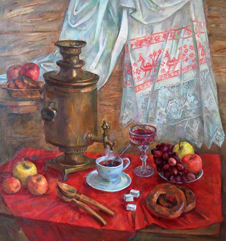 Рисунок - Тёплый натюрморт