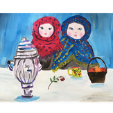 Рисунок "Масленица" на конкурс "Конкурс творческого рисунка “Свободная тема-2019”"