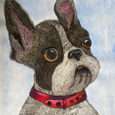 Рисунок "Мой милый пес" на конкурс "Конкурс творческого рисунка “Свободная тема-2024""