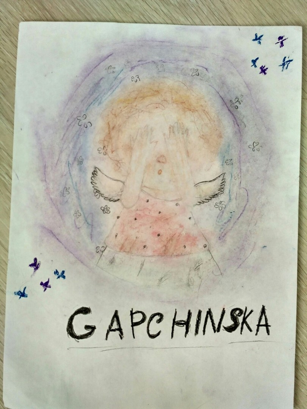 Детский рисунок - Ангелочек