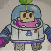 Рисунок "Спраут" на конкурс "Конкурс рисунка - “Герои Brawl Stars”"