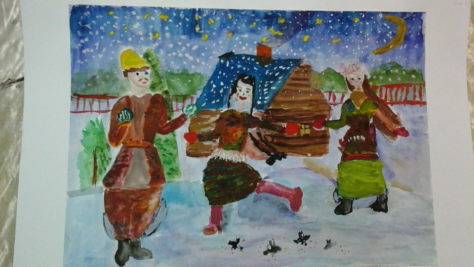 Детский рисунок - Коляда