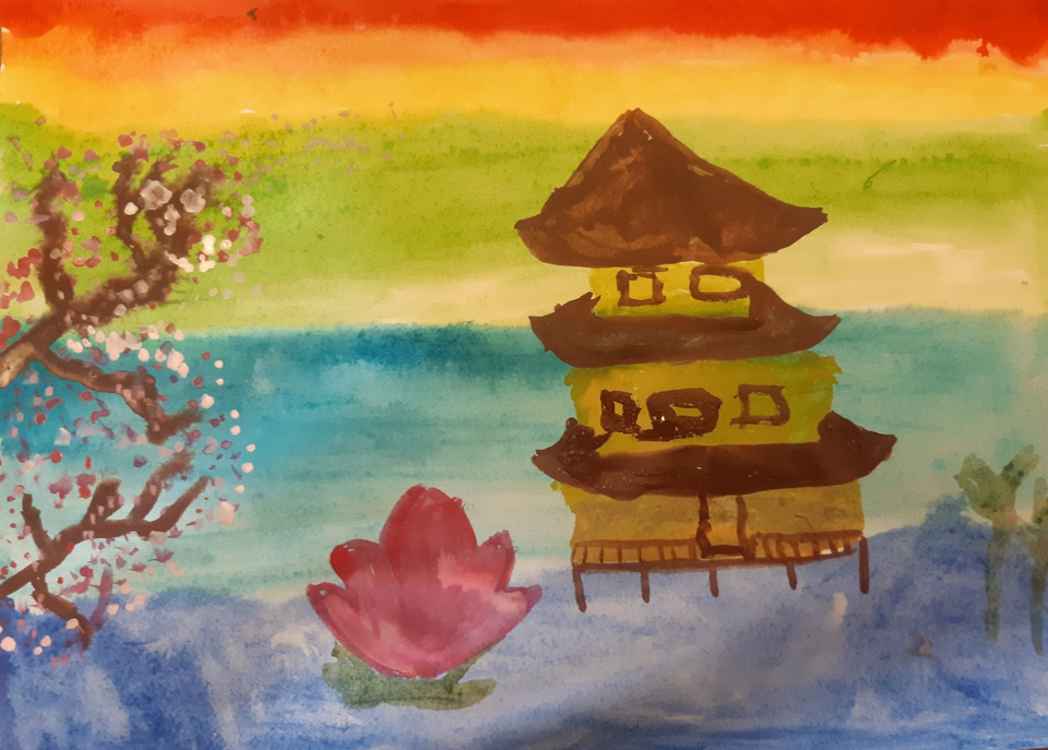 Рисунок - Страна восходящего солнца- Япония