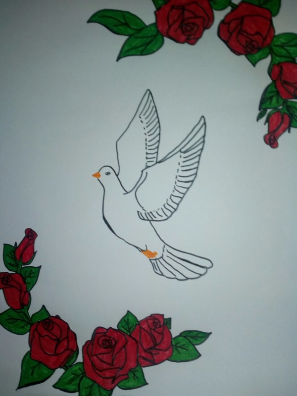 Детский рисунок - 23 февраля
