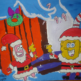 Рисунок "Мои любимые герои" на конкурс "Конкурс рисунка "Новогоднее Настроение 2017""