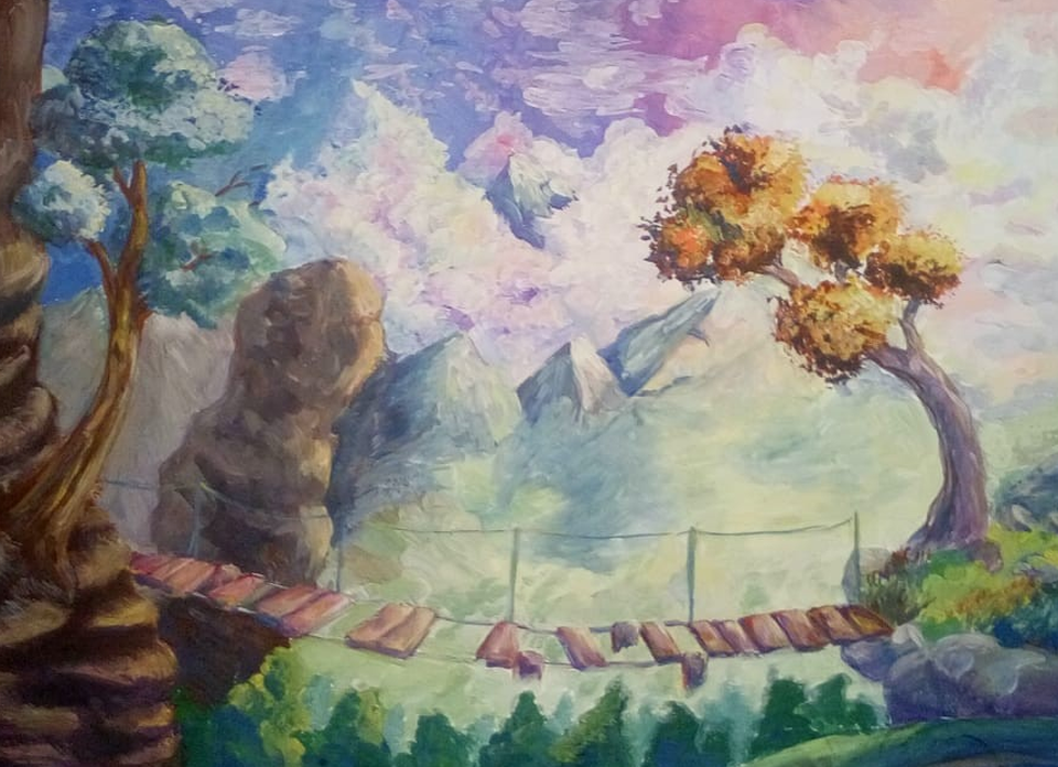 Детский рисунок - Летняя мечта
