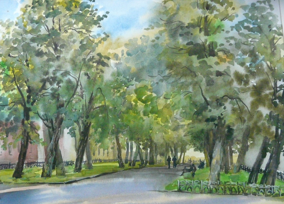 Рисунок - В парке