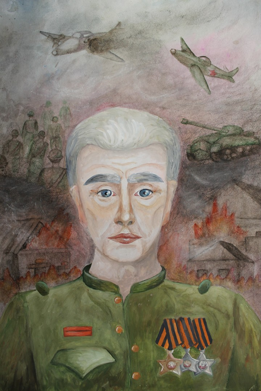 Детский рисунок - Герой