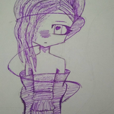 Рисунок "Кошка связанная" на конкурс "Конкурс детского рисунка “Невероятные животные - 2018”"